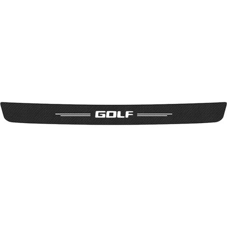 (Coffre 1 pièce) Film de protection autocollant en fibre de carbone pour seuil de porte de voiture,logo GOLF,bandes de pare-chocs,autocollants de protection de seuil,accessoires (1/3)