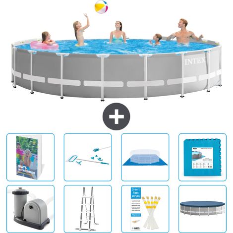 Intex Piscina Prism Frame Rotonda - 549x122 cm - 9-pezzi  S539