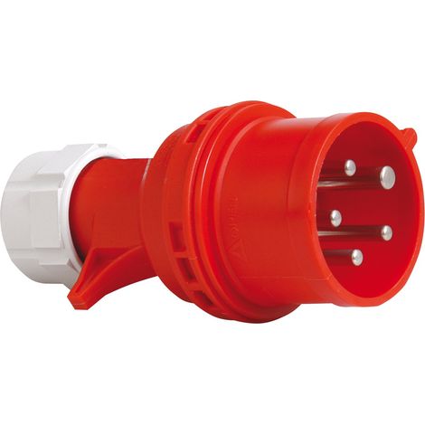 PCE 40829L - Spina CEE con interruttore di fase, 16A, rosso, sfuso
