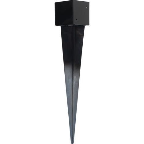 Einschlaghülse Schwarz 151 x 151 x 900 mm - Pro Stück