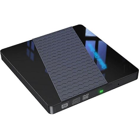 Lecteur CD/DVD externe pour ordinateur portable, graveur de CD/DVD (1/5)
