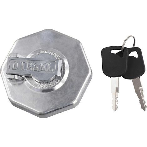 Bouchon de réservoir d'essence avec clé pour NPR NQR 4HK1 8-98146010-0 8-98088982-0 (1/4)