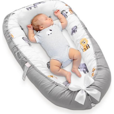 1 lit bébé en coton, portable et démontable, adapté aux nouveau-nés, environnement naturel, usage intérieur (1/5)