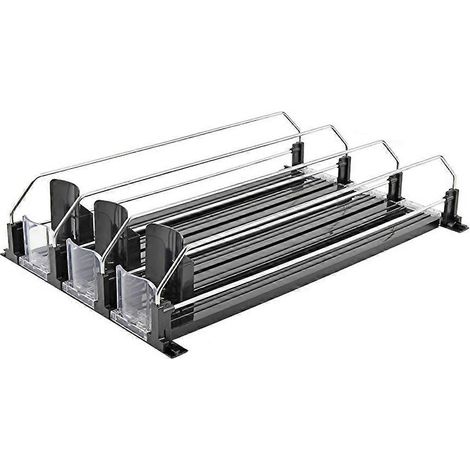 Boisson organisateur fridge soda can organisateur distributeur refrigerator automatique pusher glide boisson (1/5)