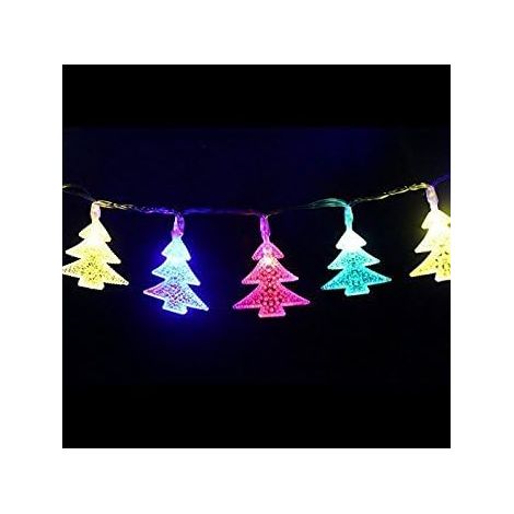 Lampes solaires pour extérieur Paracity, 4,8 m, 20 LED - Lampes pour la période des fête de Noël, guirlande solaire de jardin étanche (1/2)