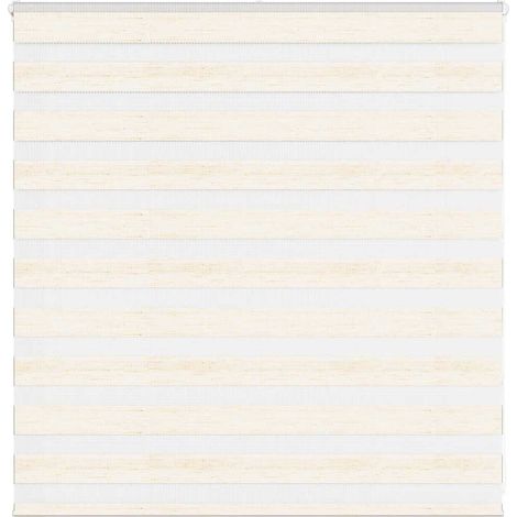 Doppelrollo Marmorbeige 145x100cm Stoffbreite 140,9 cm Polyester