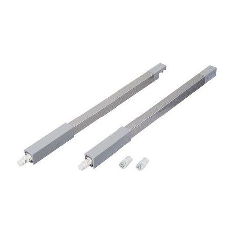 TUBE LONGITUD+FIX 420MM ARGENT - Besoin D'Habitat