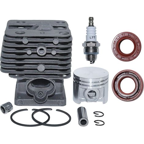 Segment de piston de cylindre 40MM pour Stihl FS120 FS200 FT250 HT250 FS250 FS250R FS202, Kit de piston de cylindre, Joint d'huile, Bougie, Roulement à aiguilles. (1/5)