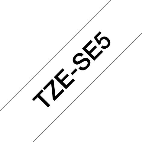 ovegna TZe-SE5 cinta de etiquetado de seguridad blanca 24 mm (1/4)
