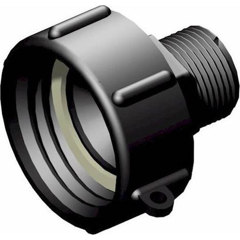 Raccord femelle 2" S60x6 - male 1" pas gaz (1/2)
