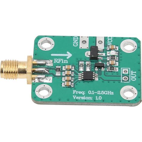 Logarithmischer Detektor für HF-Leistungsmesser im 0,1–2,5-GHz-Bereich mit hoher Genauigkeit (Hochfrequenz-Detektionsmodul)