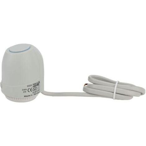 Collecteur d'actionneur thermique électrique 2W fermé IP54 vanne thermostatique de chauffage par le sol étanche pour système de chauffage 230V