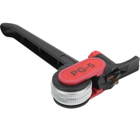 Adjustable Depth Cable Cutter, Replaceable Blades for 1 Inch Round Cable Diameter ≥ 25 mm PG-5, Rolling Gear Design (1/5)