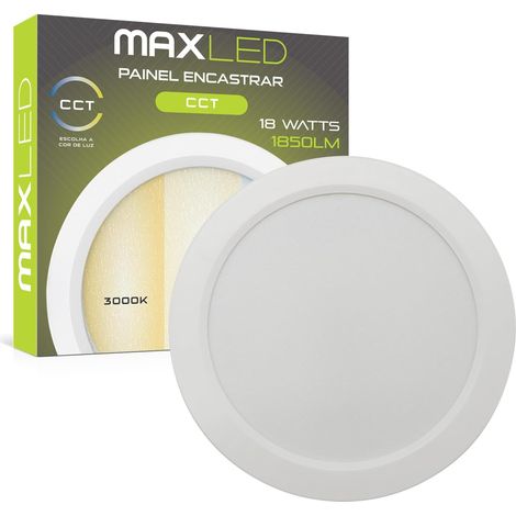Spot Encastrable LED 24W 230V Ø220mm 2500LM Spots Plafonnier Non Dimmable 3000K-6500K Spots De Plafond Ultraplats Luminaires Encastrables Diamètre D'encastrement 187-200mm (1/5)