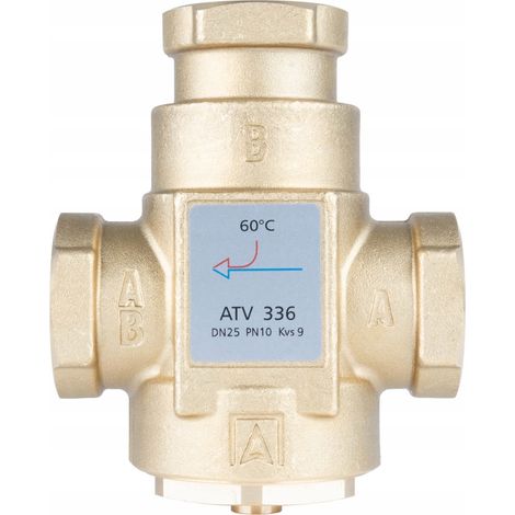 Vanne thermostatique ATV 336 DN25 Rp1" - 60°C - Régulation de température - Installation chauffage (1/5)