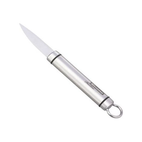 Tescoma president coltello cucina spelucchino liscio a punta in acciaio inox 18/10