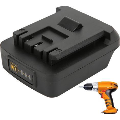 Adapter for Makita 18V Li-ion power tools, compatible with Bosch batteries, with integrated charger. (1/5)