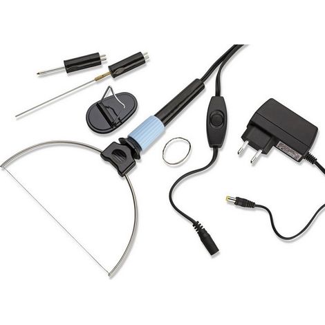 1PZ TAGLIAPOLISTIROLO PROFESSIONALE 7W CON 3 ACCESSORI