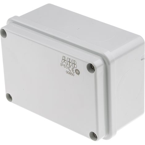 ABB – Boîte de dérivation thermoplastique 105 x 70 x 50mm – Indice de protection IP65 – Pour installations électriques en extérieur