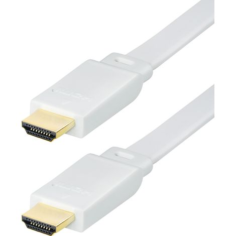 Hochgeschwindigkeits-hdmi™-Kabel mit Ethernet hdmi-Stecker 19-polig - hdmi-stecker 19-polig 4k uhd, awg30, 0,5 m (1/2)