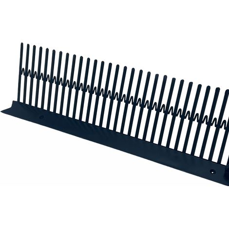 DMS – Lot de 10 closoirs en polypropylène noir 10x100 cm – Traitement anti U-V – Ventilation optimale toiture – Protection contre nuisibles (1/5)