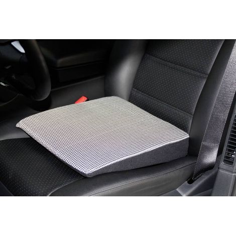 Coussin rehausseur auto pour conducteurs de petite taille — épaisseur 10 cm — idéal pour l'apprentissage de la conduite et les examens. (1/5)