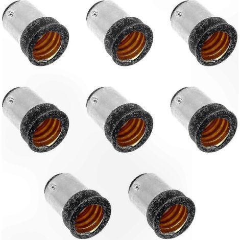 Lot de 8 adaptateurs B15 vers E14 pour ampoules et douilles LED (1/5)