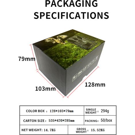 Caméra de chasse IP66, vitesse de déclenchement 0.2s, Vision nocturne, pour la surveillance de la faune (1/5)