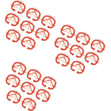 3 Ensembles Anneau De Nez De Taureau Lait Anneaux De Nez De Vache Vaches Nez De Sevrage Des Mollets Serrer Agrafe Outil De Sevrage De Vache Bétail Clé Orange Le Fer 8 Pièces 3 (1/5)