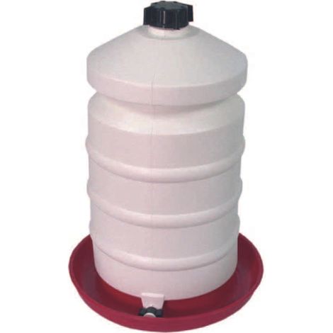 ABBEVERATOIO CON SERBATOIO IN PLASTICA A TERRA - lt.20 di capienza ø cm.36x53h. (1/6)