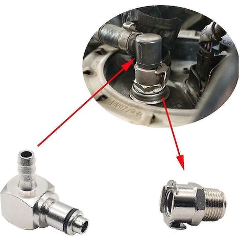 Schnellkupplungsverbinder für Motorrad-Kraftstoffleitungspumpe für R1200GS ADV R1200RT S1000RR K1200R K1300R K1600GTL (5 16 Stecker, männlich)