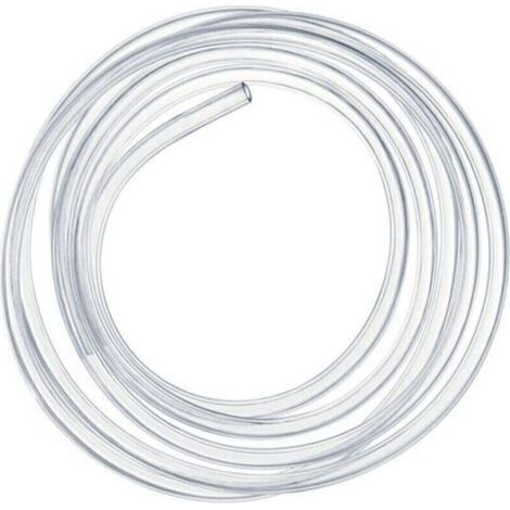 Tuyau Transparent de Pression 10 mètres, 10 × 12mm Tuyauterie Flexible Tube de PVC (1/4)