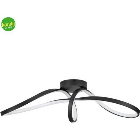 Plafoniera CALAROSSA-Z Eglo 70 x 23 cm 22W CCT nero