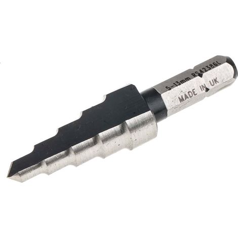 Foret étagé RS PRO 5mm 13mm, HSS ( Prix pour 1 )