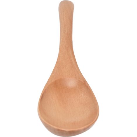 Mini cuillère en bois, petite, résistante à la chaleur, ustensile de cuisine idéal pour la maison, 16 cm. (1/5)