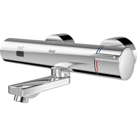 KWC AR Wandbatterie, F5, elek., Thermostat,  Schwenkausl., 200 mm, f. C-Modul, Batt.