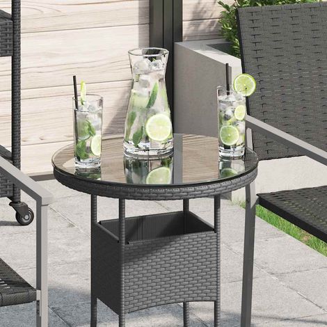 vidaXL Dessus de table ronde en verre trempé 400 mm (1/5)