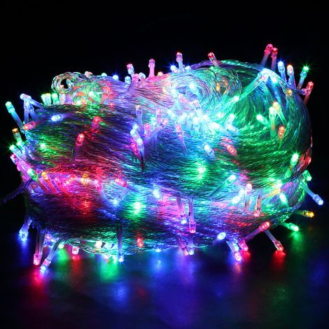 LED chaîne lumineuse colorée modes de lumière jardin fête décoration intérieure extérieure lumières Noël Couleur 30M 300 8 (1/5)