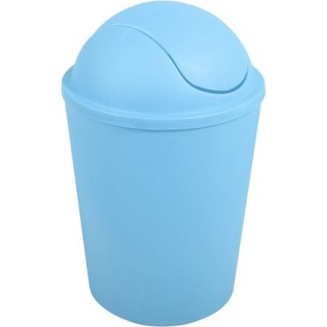 Poubelle à bascule AKO 5,5L Bleu Ciel MSV