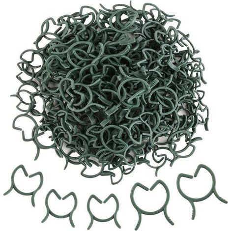 200 Pièces Clips de Support pour Plantes,Attache en Plastique Clips Plante,Clips de Fixation Plantes Grimpantes,Clips de Jardin,pour Fruit,Légume，Tomates-M＋L