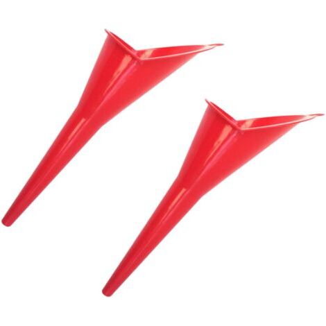 QORVA-2pièces Funnel Longue Plastique Pour Huile Moteur Pratique Pour Auto Et Pour Kérosène Et Moteurs