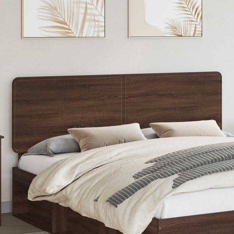 Tête de lit-Panneau de lit Chêne brun 180 cm Bois d'ingénierie 732013 (1/5)