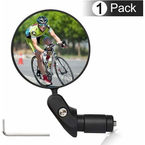 Rétroviseur vélo - rotation 360° - miroir convexe pour vélo et VTT - miroir convexe HD (1/5)