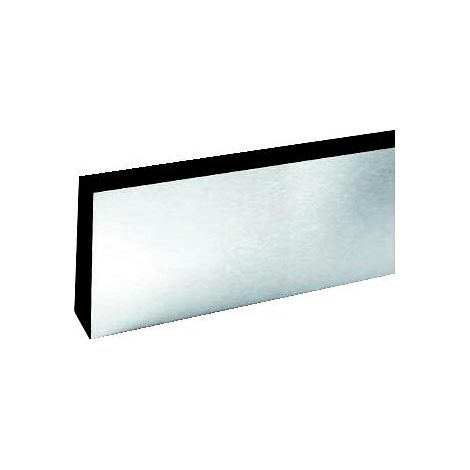 Duval – Plinthe de finition de cuisine inox poli F17 – Épaisseur 0,8 mm – Dimensions 720 x 150 mm – Fixation percée pour vis 3 mm