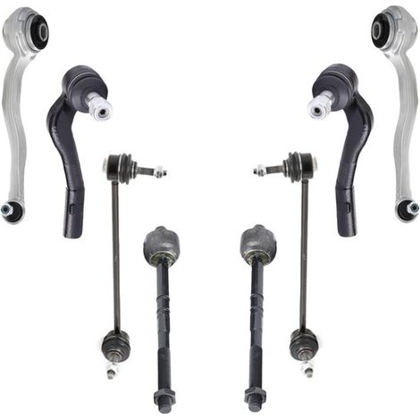 KIT BRACCIO OSCILLANTE 8 PEZZI COMPATIBILE CON MERCEDES-BENZ CLASSE C (W203) C 220 CDI ( / Kit Sospensione Completo OE/OEM / Bracci Oscillanti + Testine Sterzo / Sostituzione Diretta OEM