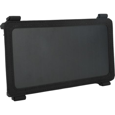 Panneau solaire monocristallin portable 6 W 5 V avec port USB pour le camping, les téléphones portables et les tablettes. Idéal pour le camping et les activités de plein air. (1/5)