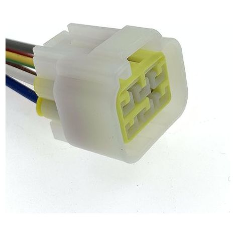 6-pin automotive wiring harness connector DJ7061Y-2.3-11/21 male/female FW-C-6F-W (home use) / FW-C-6M-W (automotive use). (1/4)