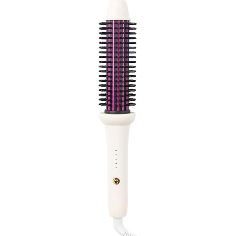 Brosse rotative - Brosse fer à friser en céramique Brosse de coiffeur, fer à friser rotatif pour cheveux courts avec embouts, brosse de coiffeur rotative, entièrement automatique