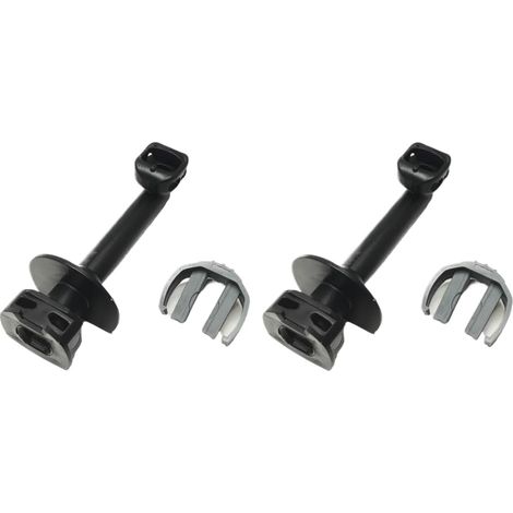 Lot de 2 tuyaux de sortie coudés pour nettoyeur haute pression avec collier de serrage pour Karcher K2, K3, 4.064-047.0, 40640470, 5.064-110.0, 5064110