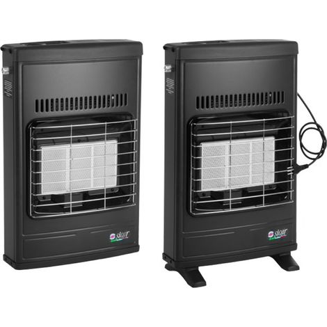 STUFA INFRAROSSI MODELLO ECO40 - METANO - GRIGIO - 4,2KW - SIA